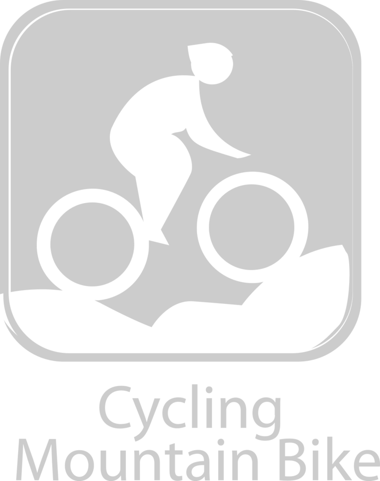 Olympic pictogram cycling bike vector