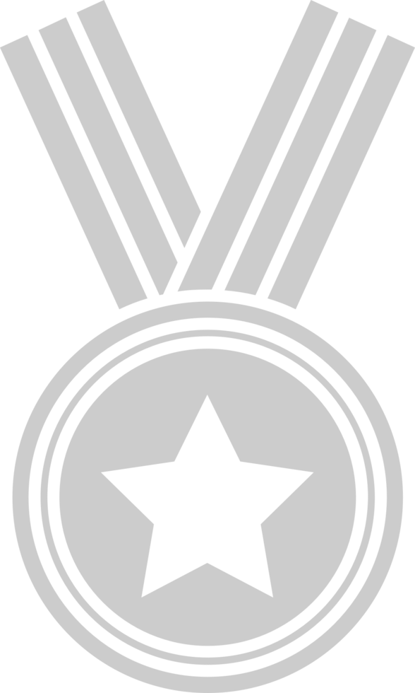 Wrestling champion medal vector