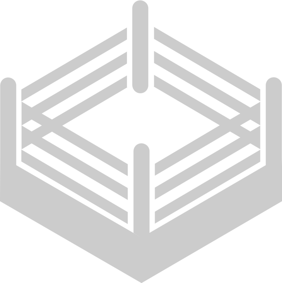 Wrestling arena ring vector
