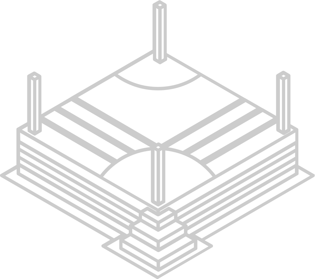 Wrestling arena ring vector