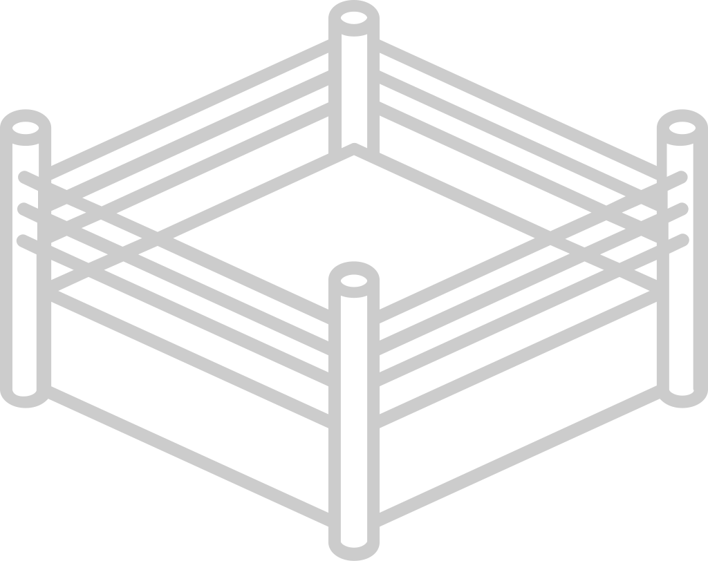 Wrestling arena ring vector