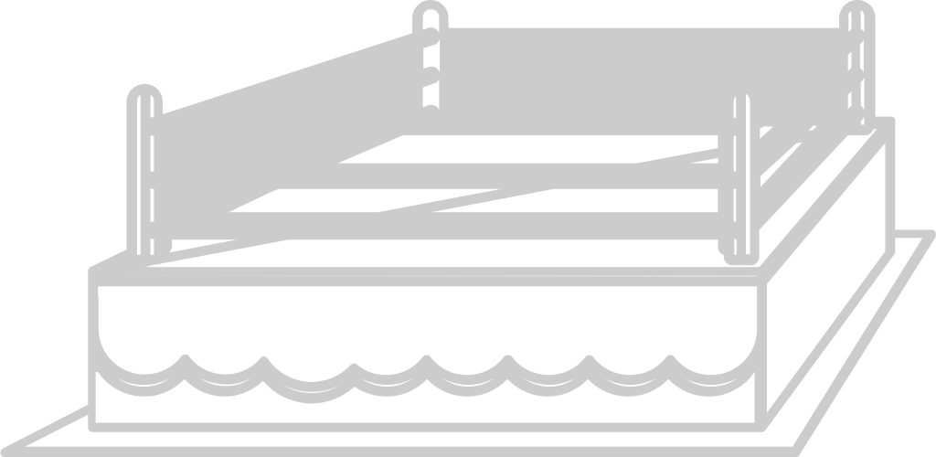 Wrestling arena ring vector