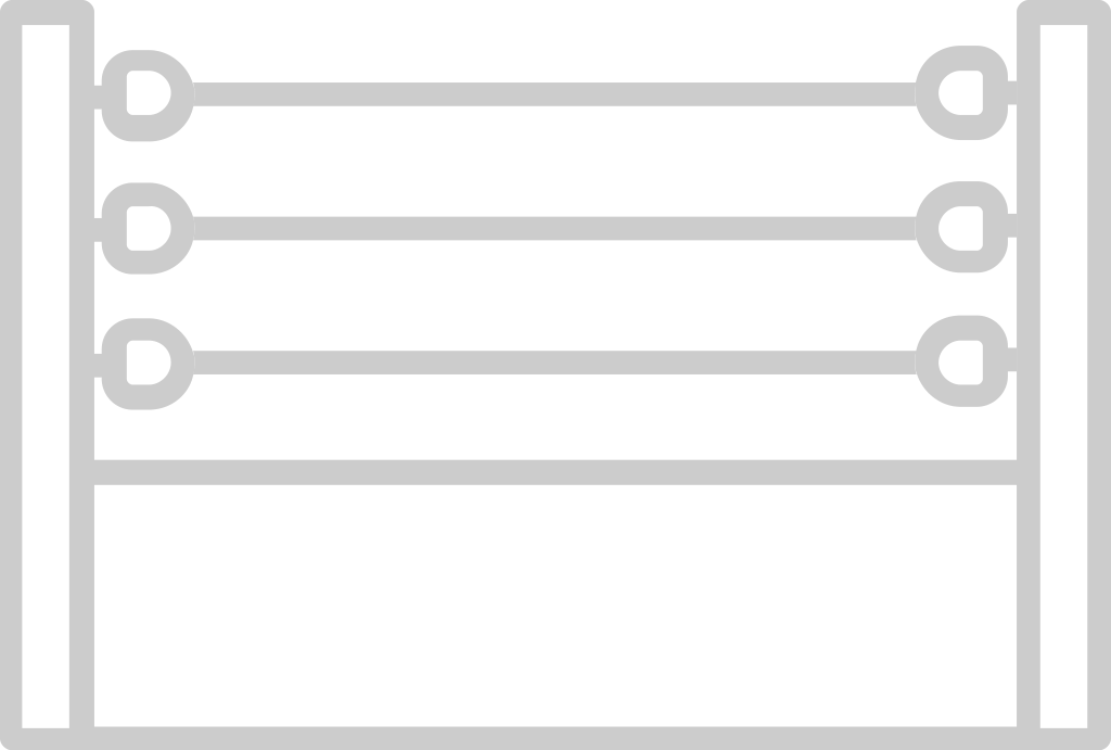 Wrestling arena ring vector