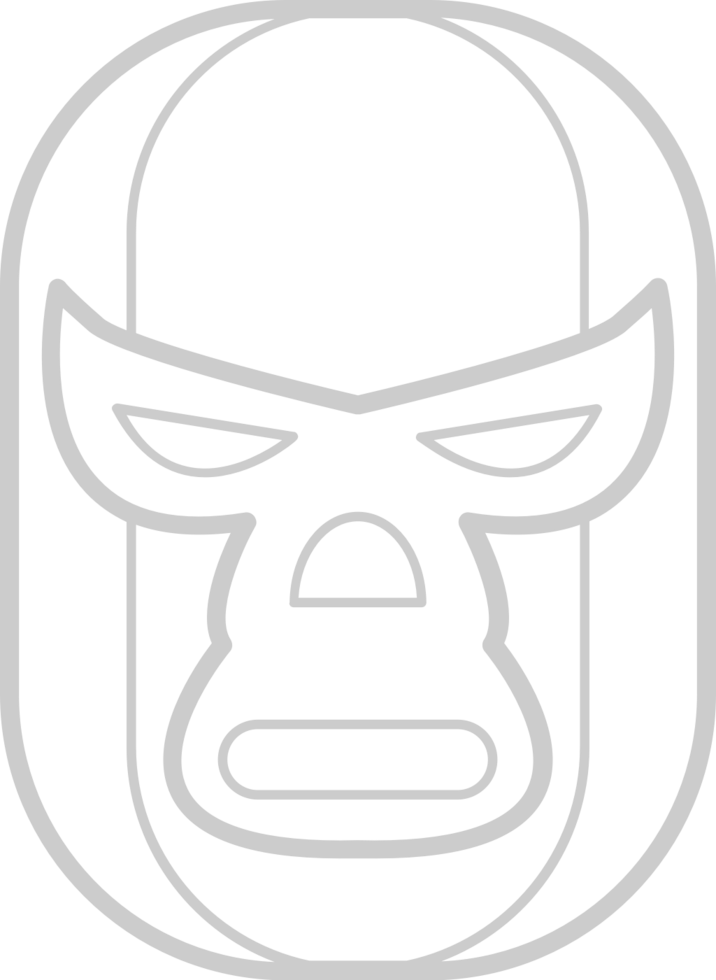 Wrestling mask vector