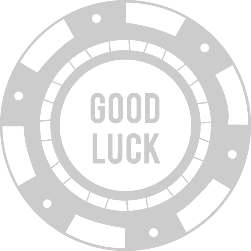 Vegas gambling chip vector