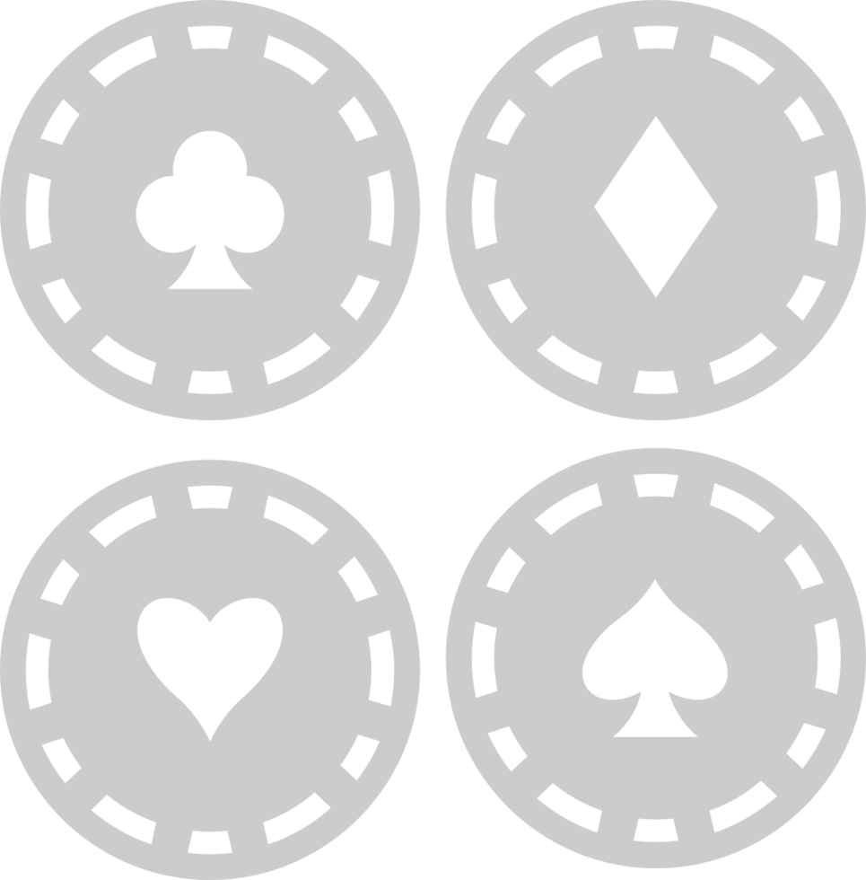 Vegas gambling chip vector