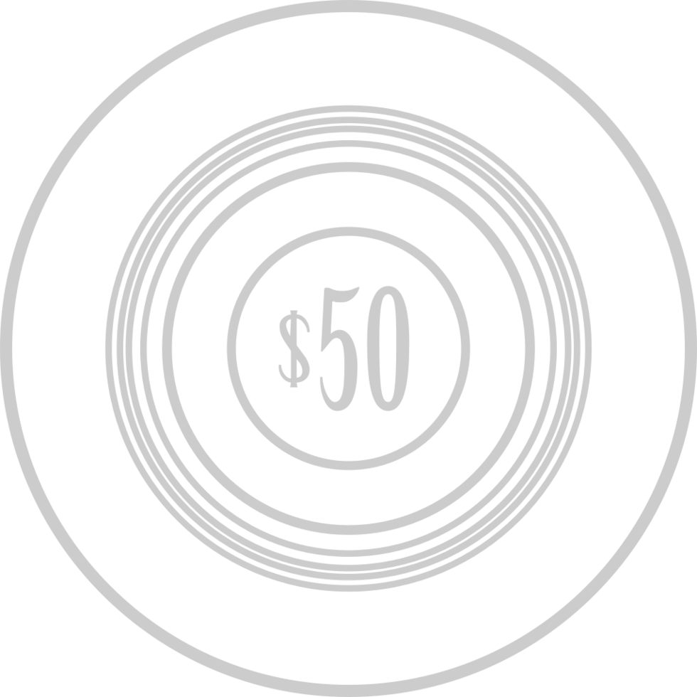 Vegas gambling chip vector
