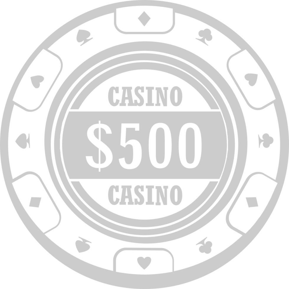 Vegas gambling chip vector