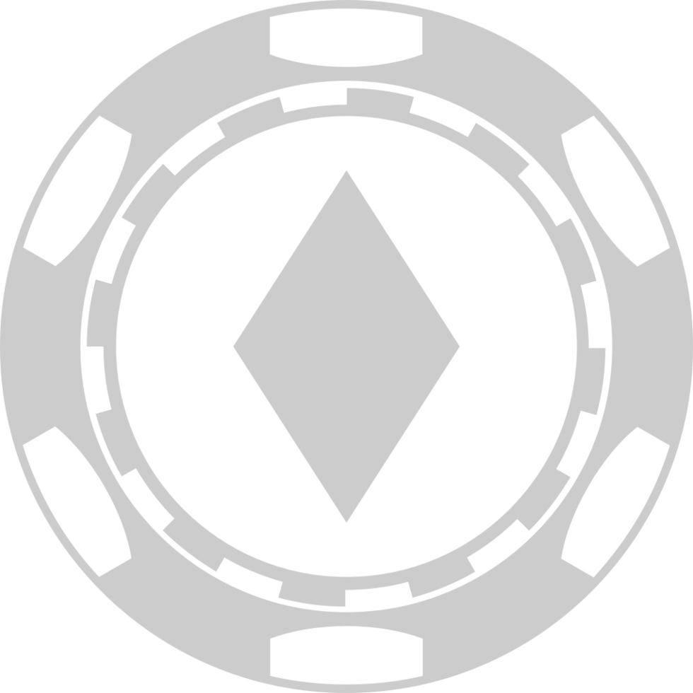 Vegas gambling chip vector