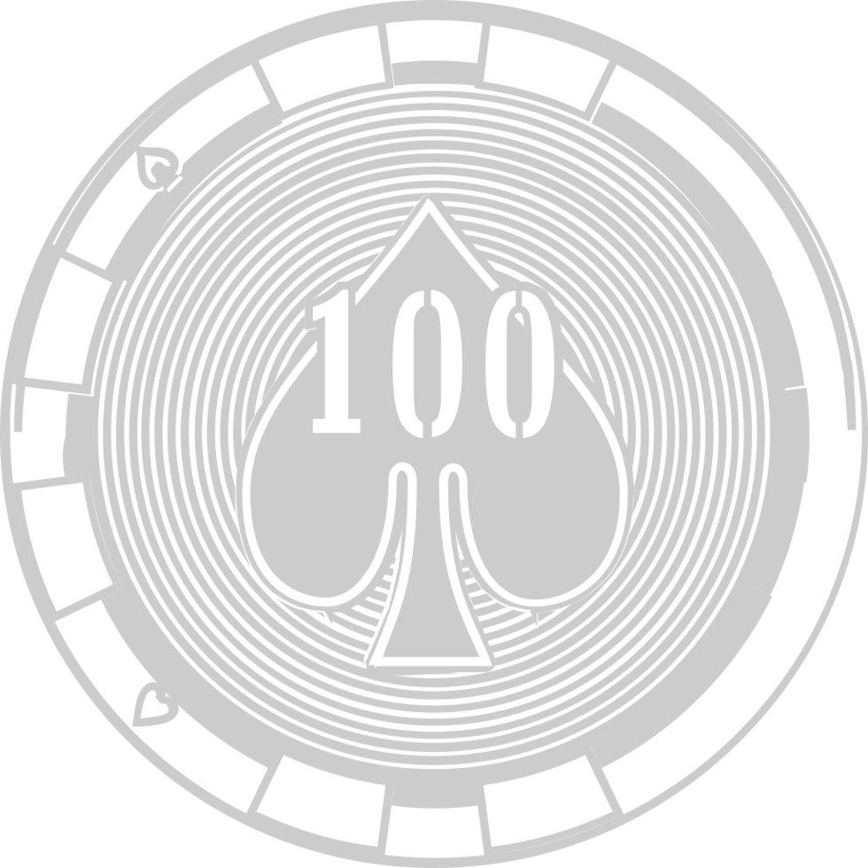 Vegas gambling chip vector