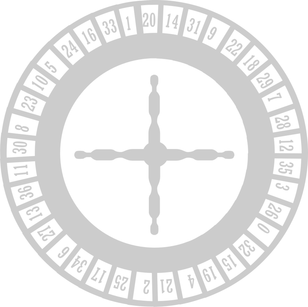 Vegas roulette wheel vector