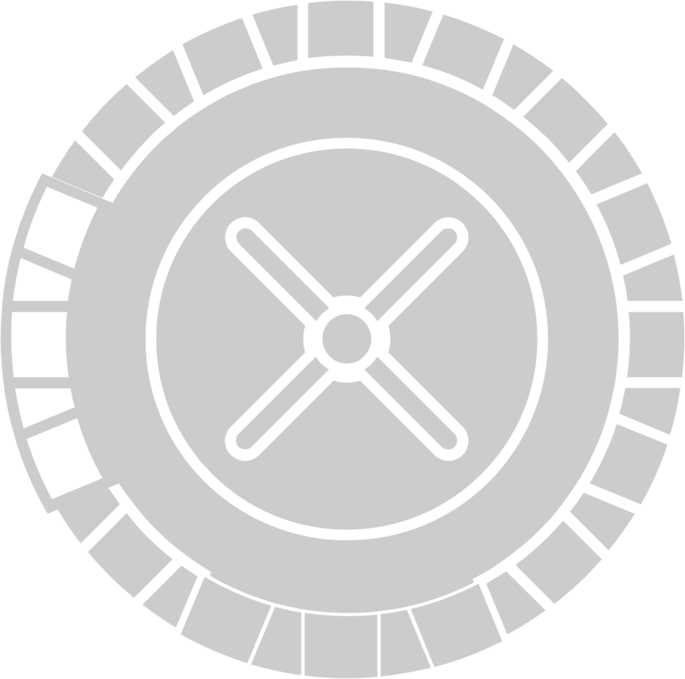 Vegas roulette wheel vector