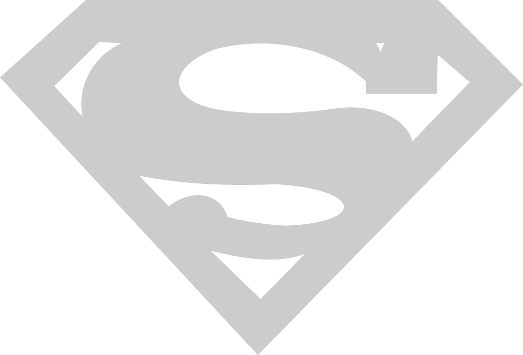 logotipo de superhombre vector