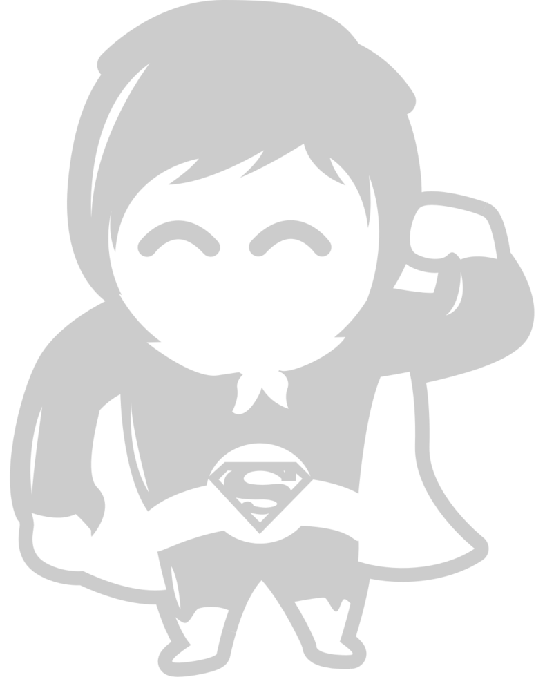 Superman illustration vector