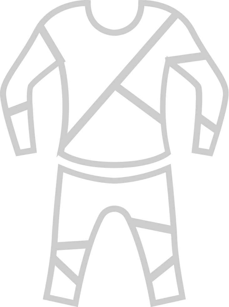 Superhero costume vector