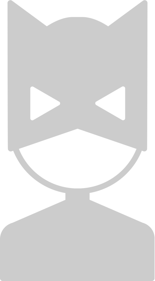 Superhero half body vector