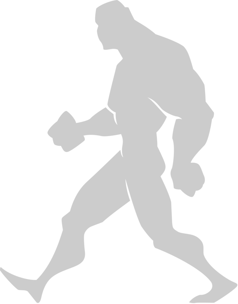 Superhero pose silhouette vector