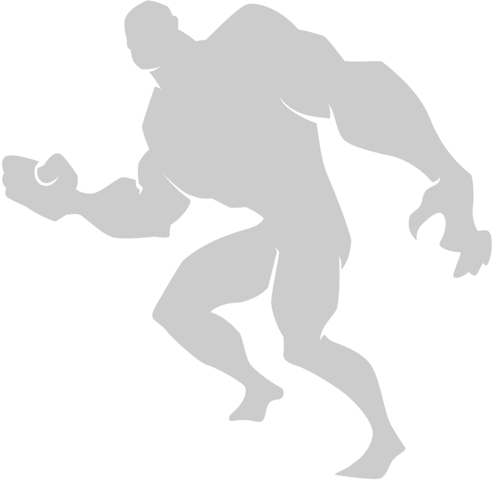 Superhero pose silhouette vector