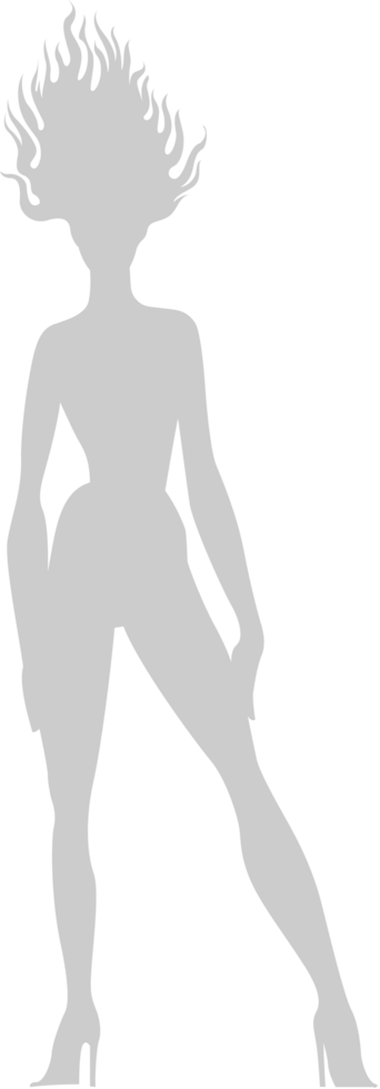 Superhero pose silhouette vector