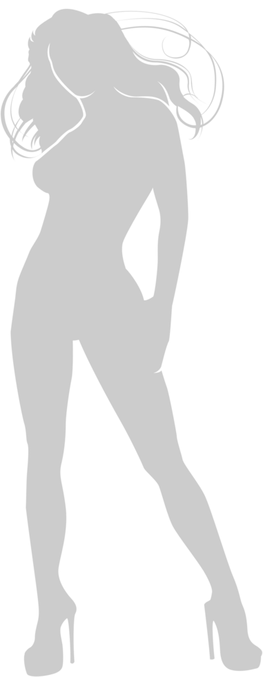 Superhero pose silhouette vector
