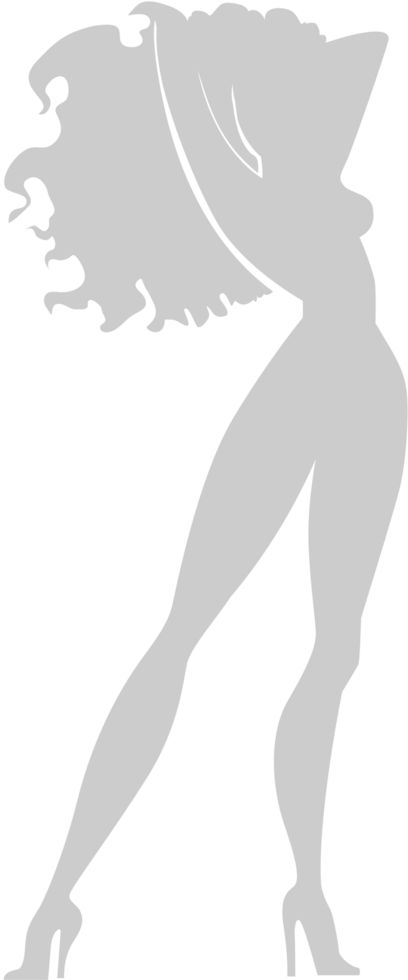 Superhero pose silhouette vector