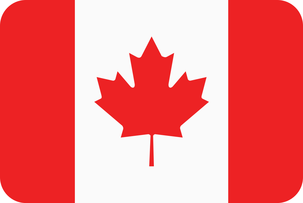 bandera de canadá vector