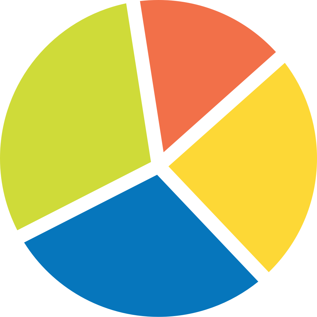 Pie Chart 36662378 Vector Art at Vecteezy