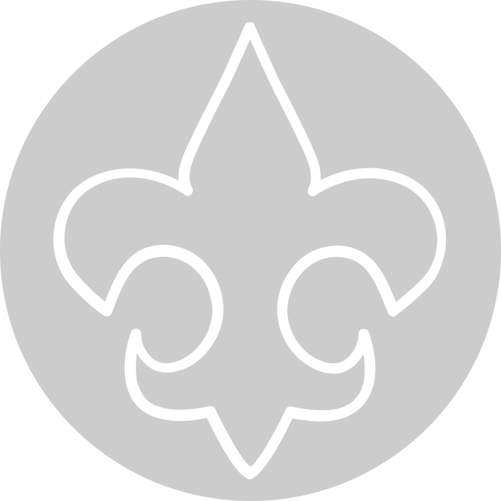 Scout fleur de lis vector