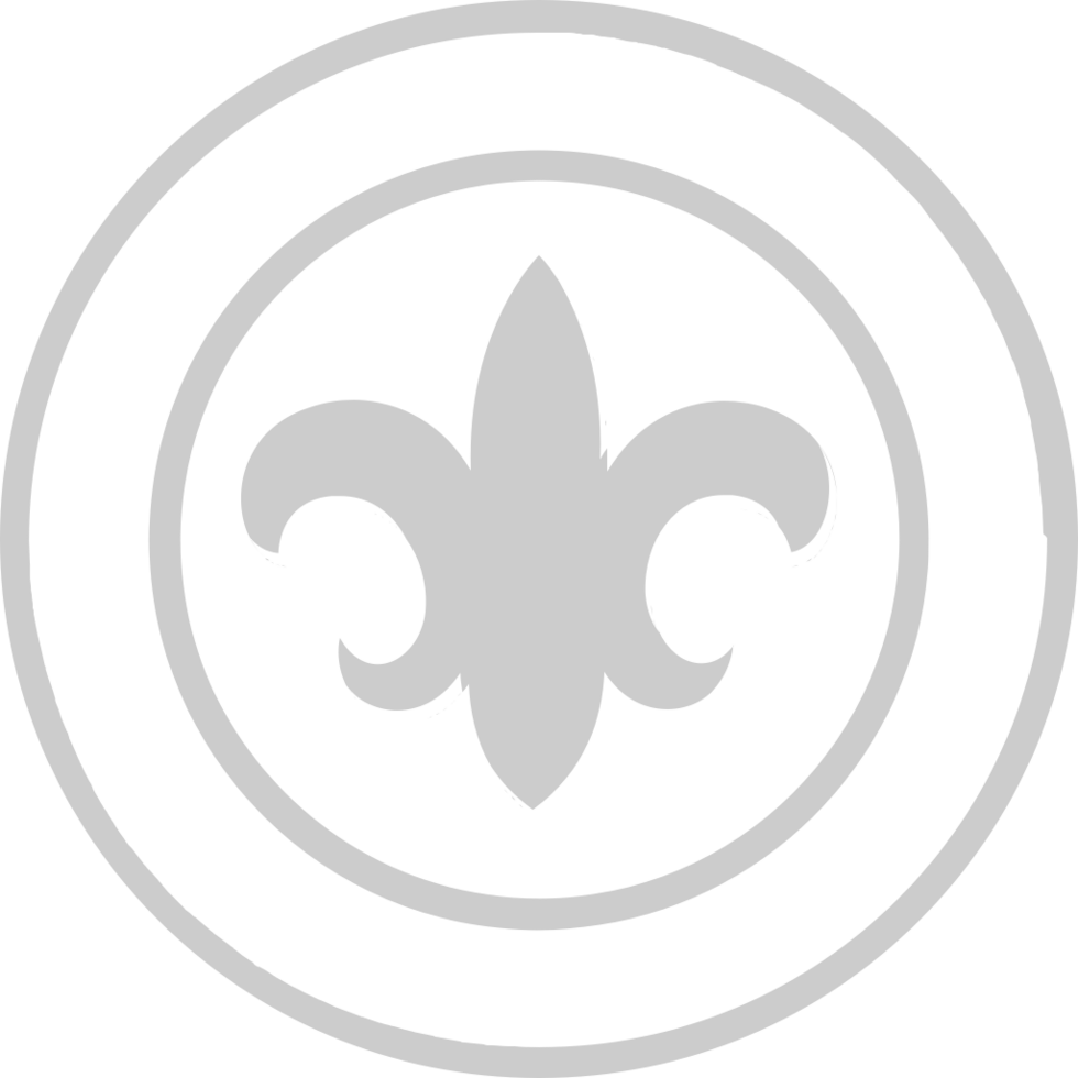 Scout fleur de lis vector