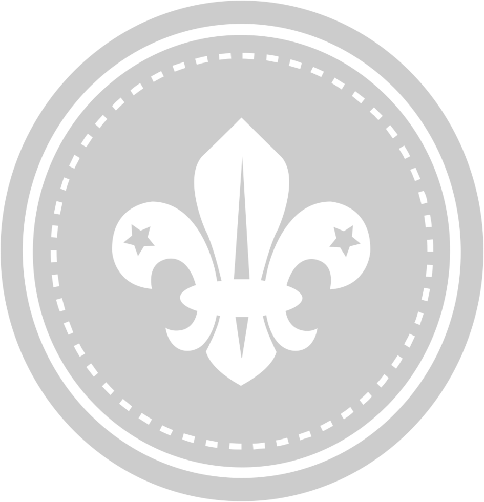 Scout fleur de lis vector