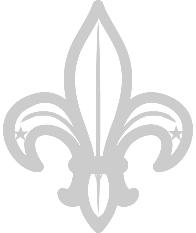 Scout fleur de lis vector