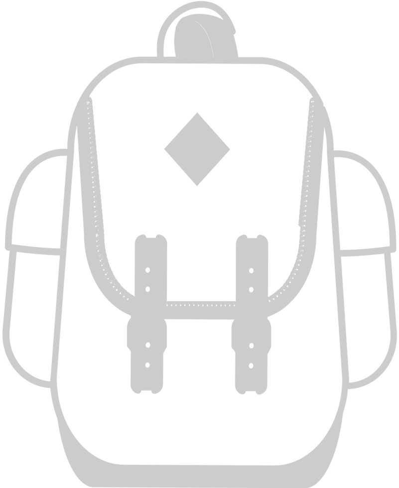 Scout equipment back pack vector
