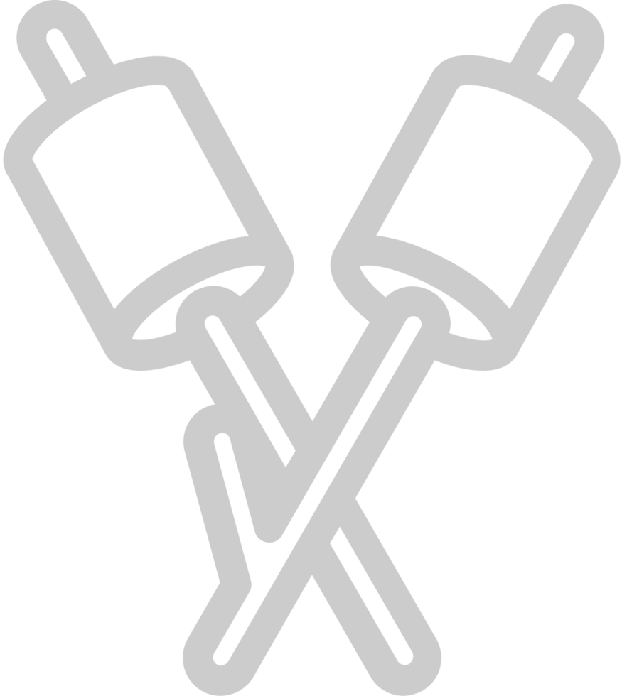 Scout equipment marshmallow vector