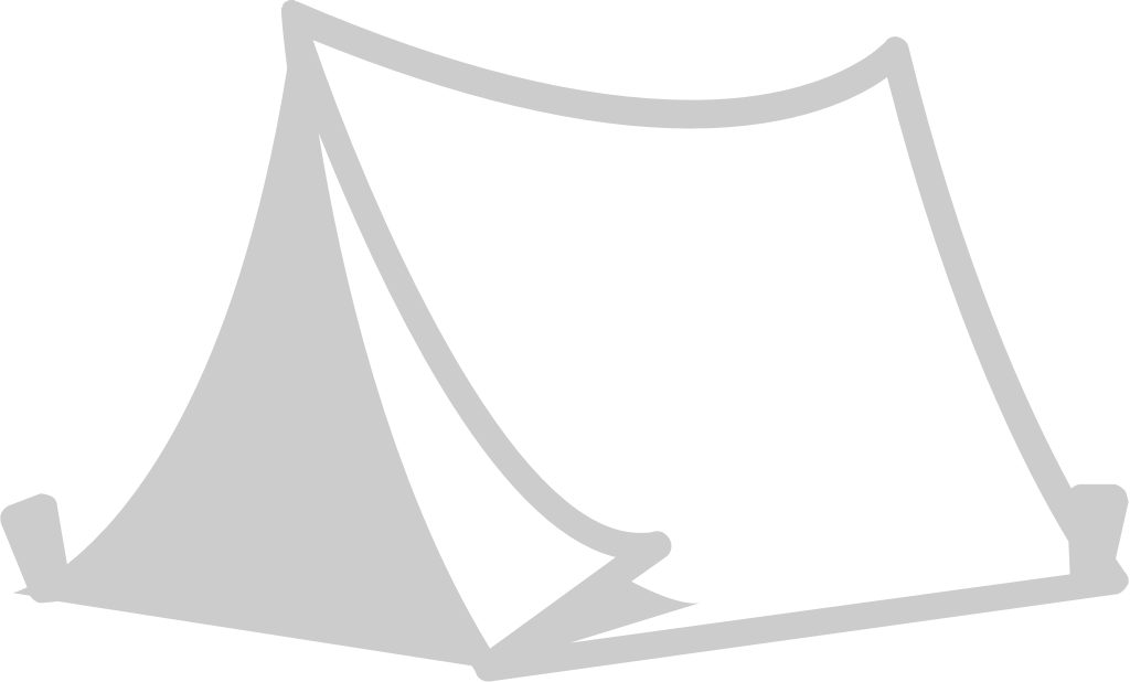 Scout equipment tent vector