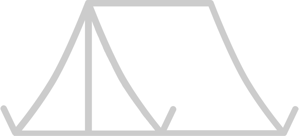 Scout equipment tent vector