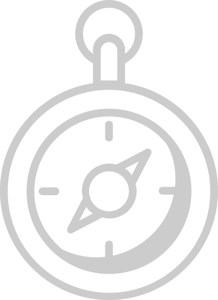 Scout equipment compass vector