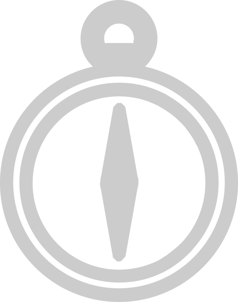 Scout equipment compass vector