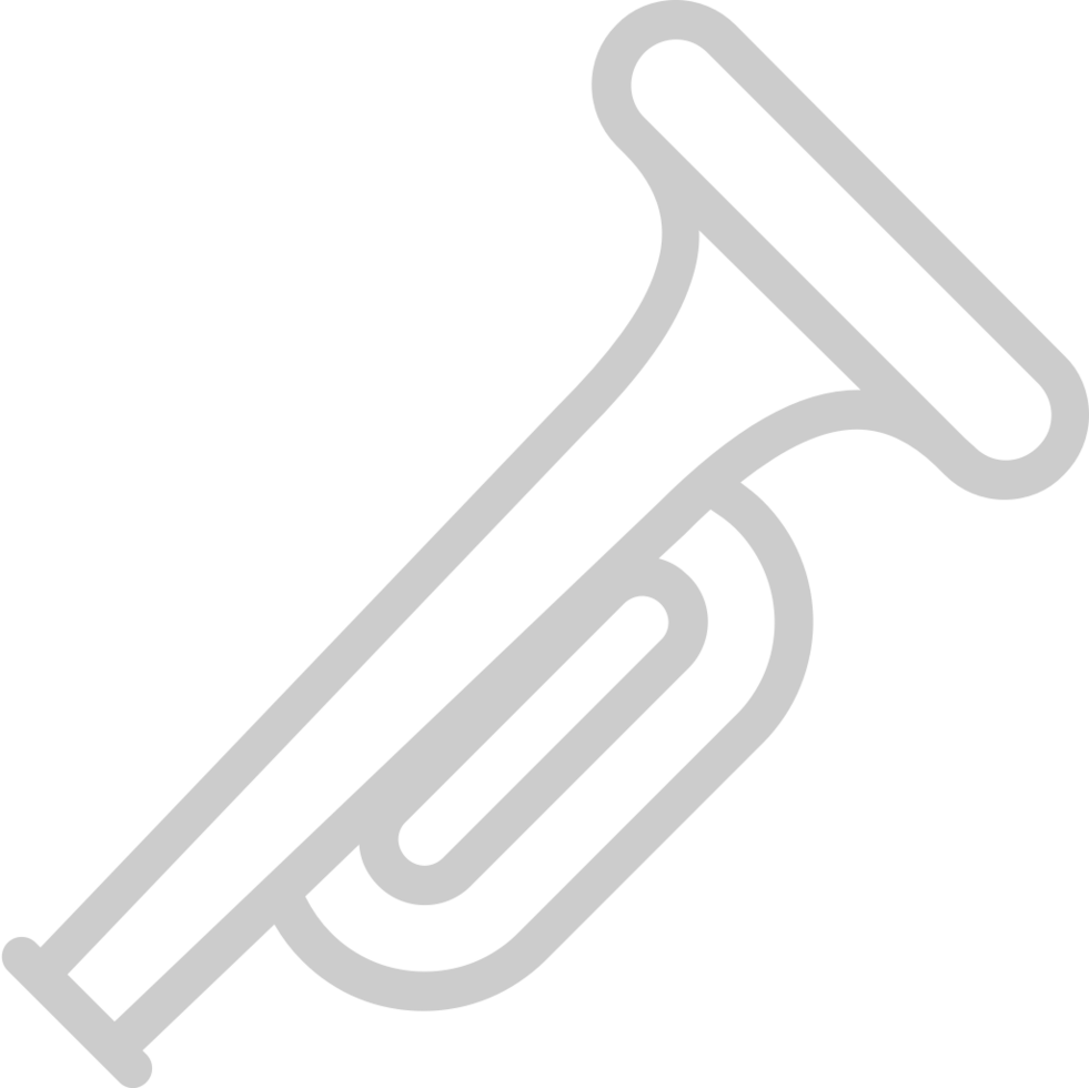Scout equipment trumpet vector