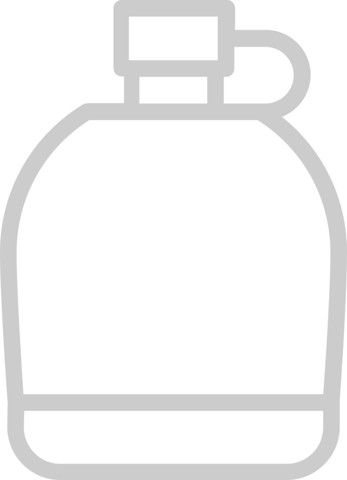 Scout equipment bottle drink vector