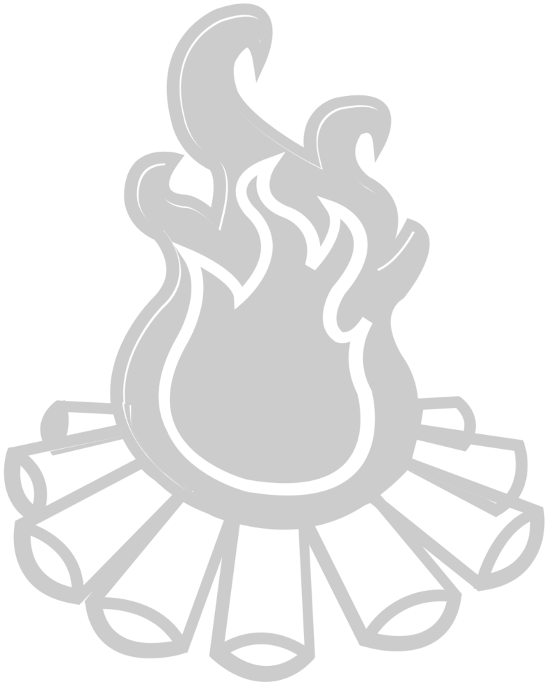 Scout bon fire vector