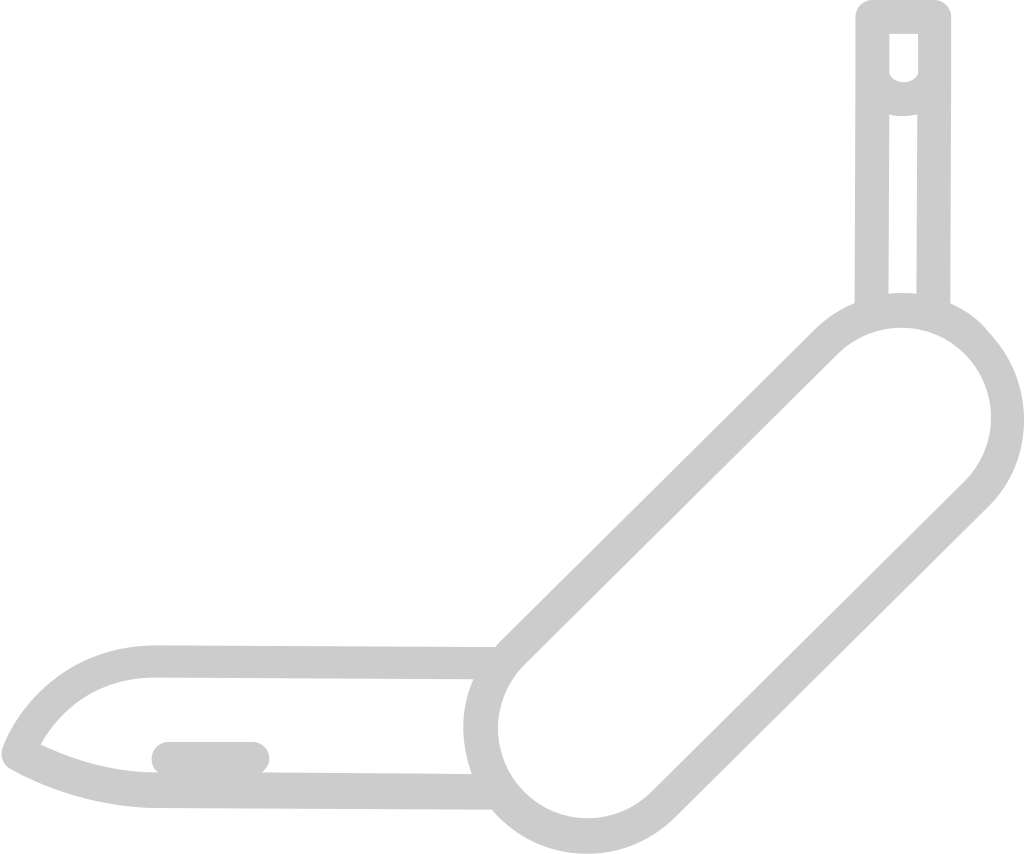 Scout equipment knife vector