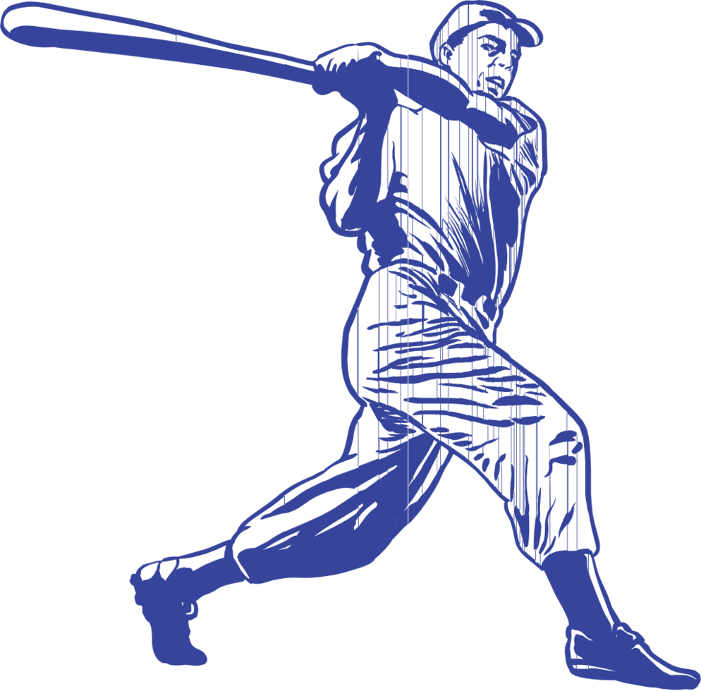 Baseball Player vector