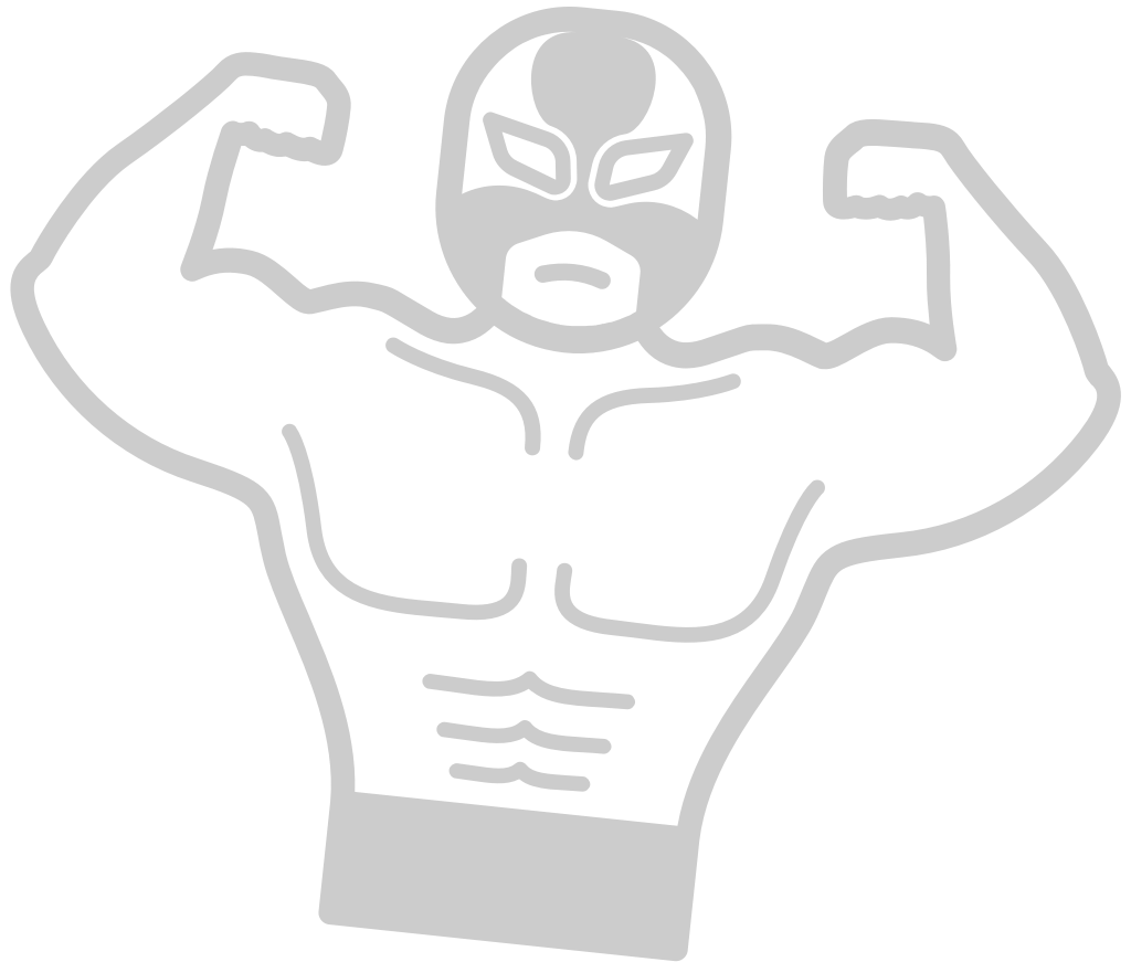 Muscle men half body vector