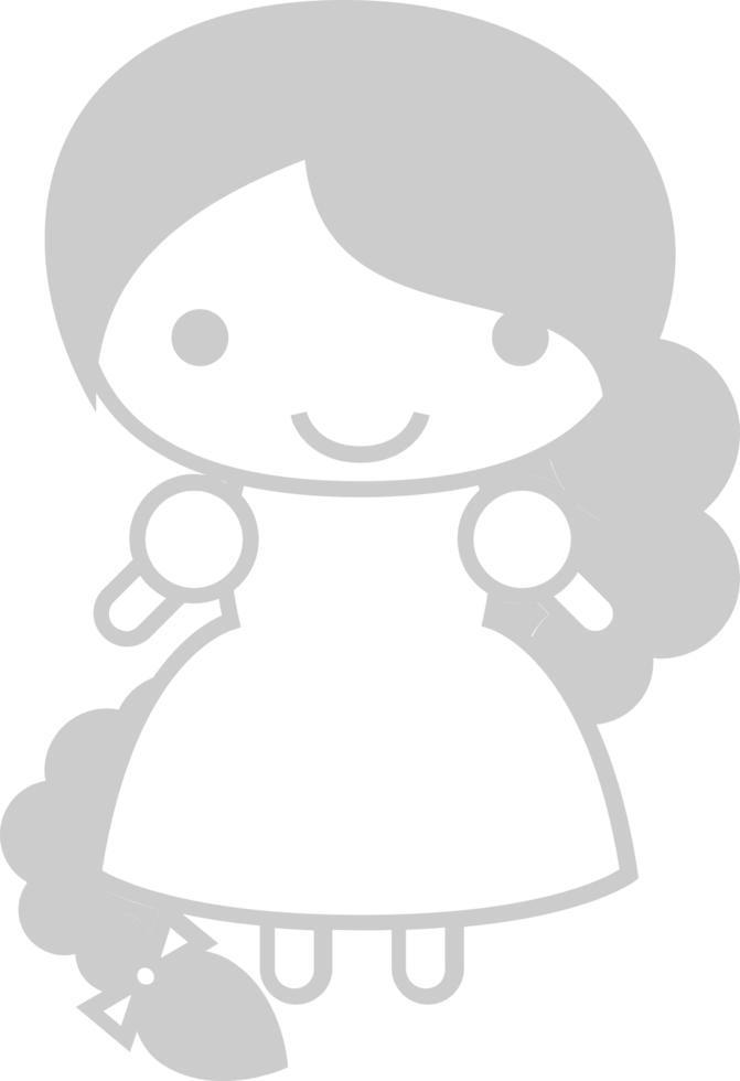 Disney cute princess  vector