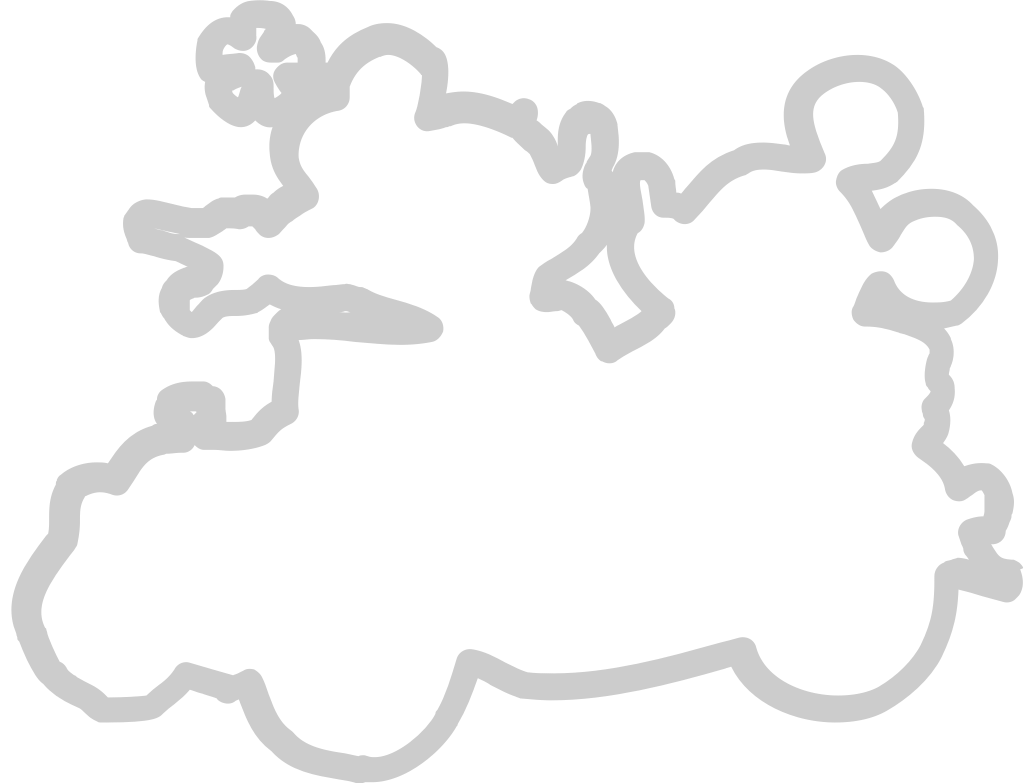 Mickey mouse outline vector