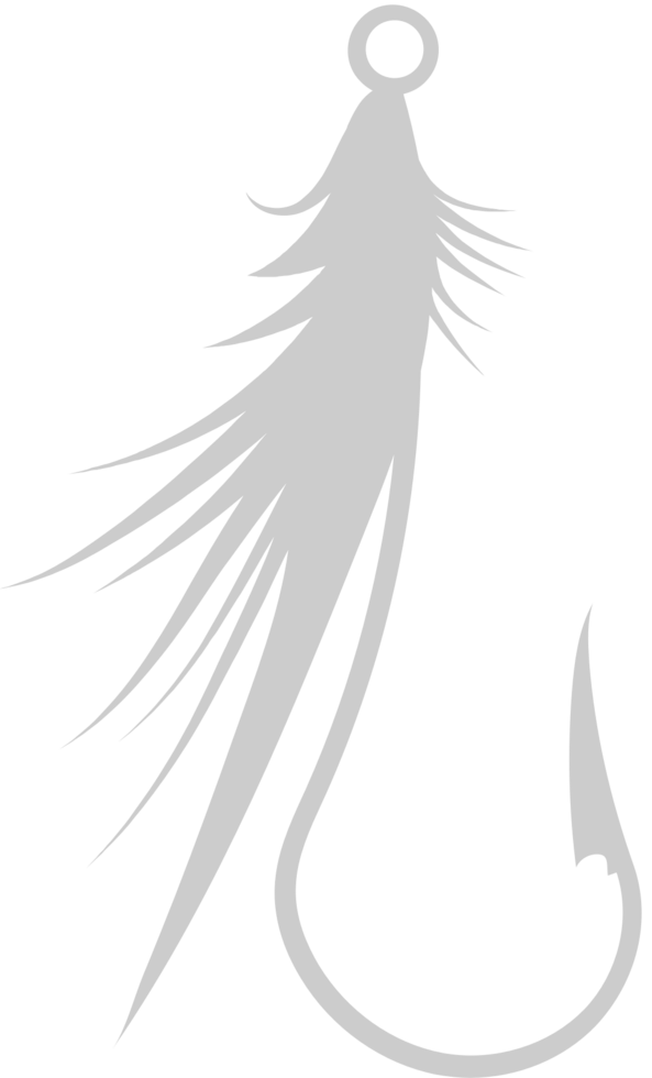 Fly fishing Hook vector