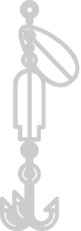 Hook fishing vector