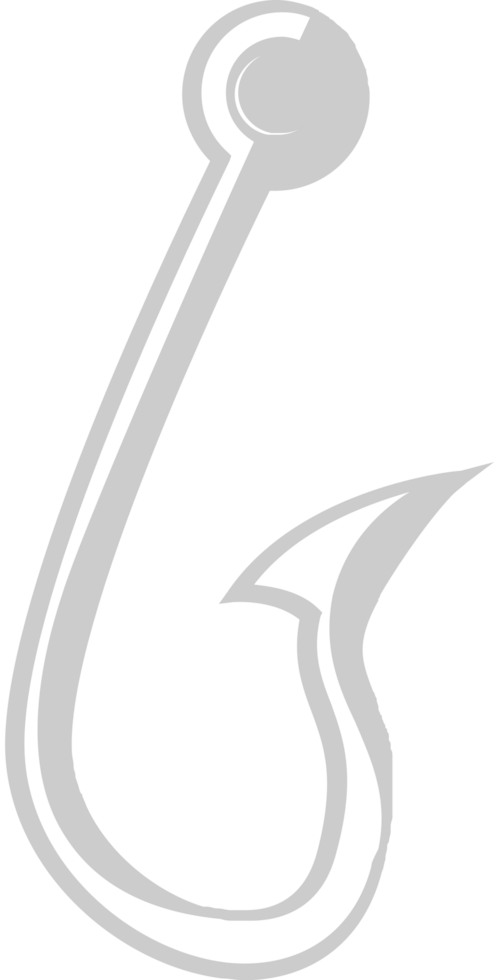 Hook fishing vector