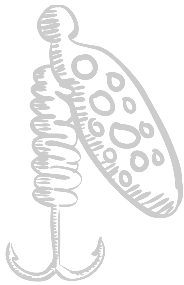 Hook fishing vector