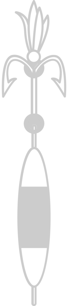 Hook fishing vector